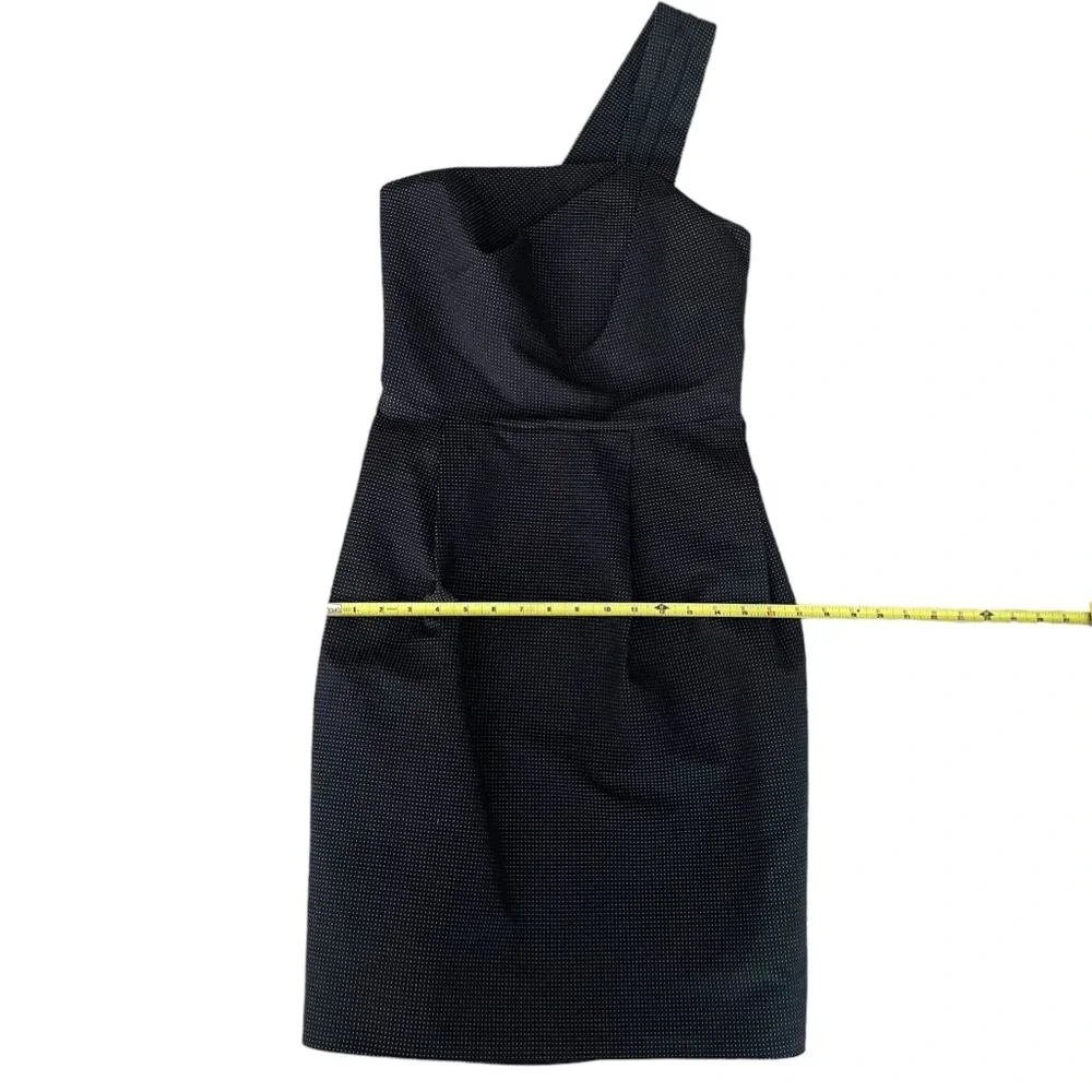 Amaya Arzuaga | Spanish Designer one shoulder black cocktail dress women XS EU38 - Picture 13 of 16